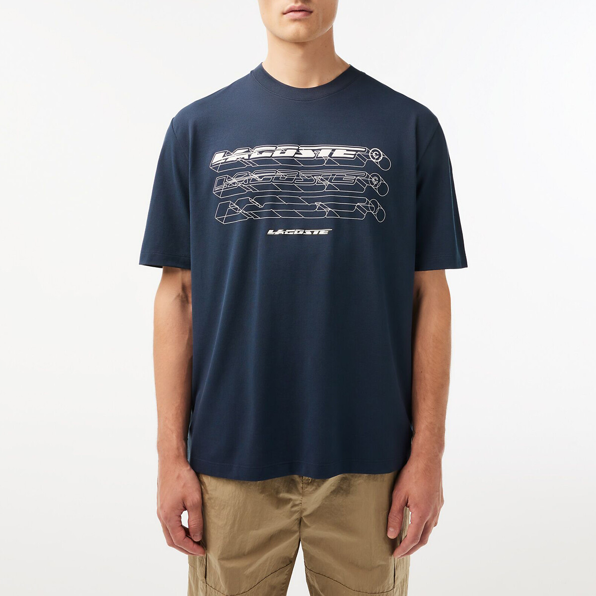 T-Shirt mit rundem Ausschnitt von Lacoste