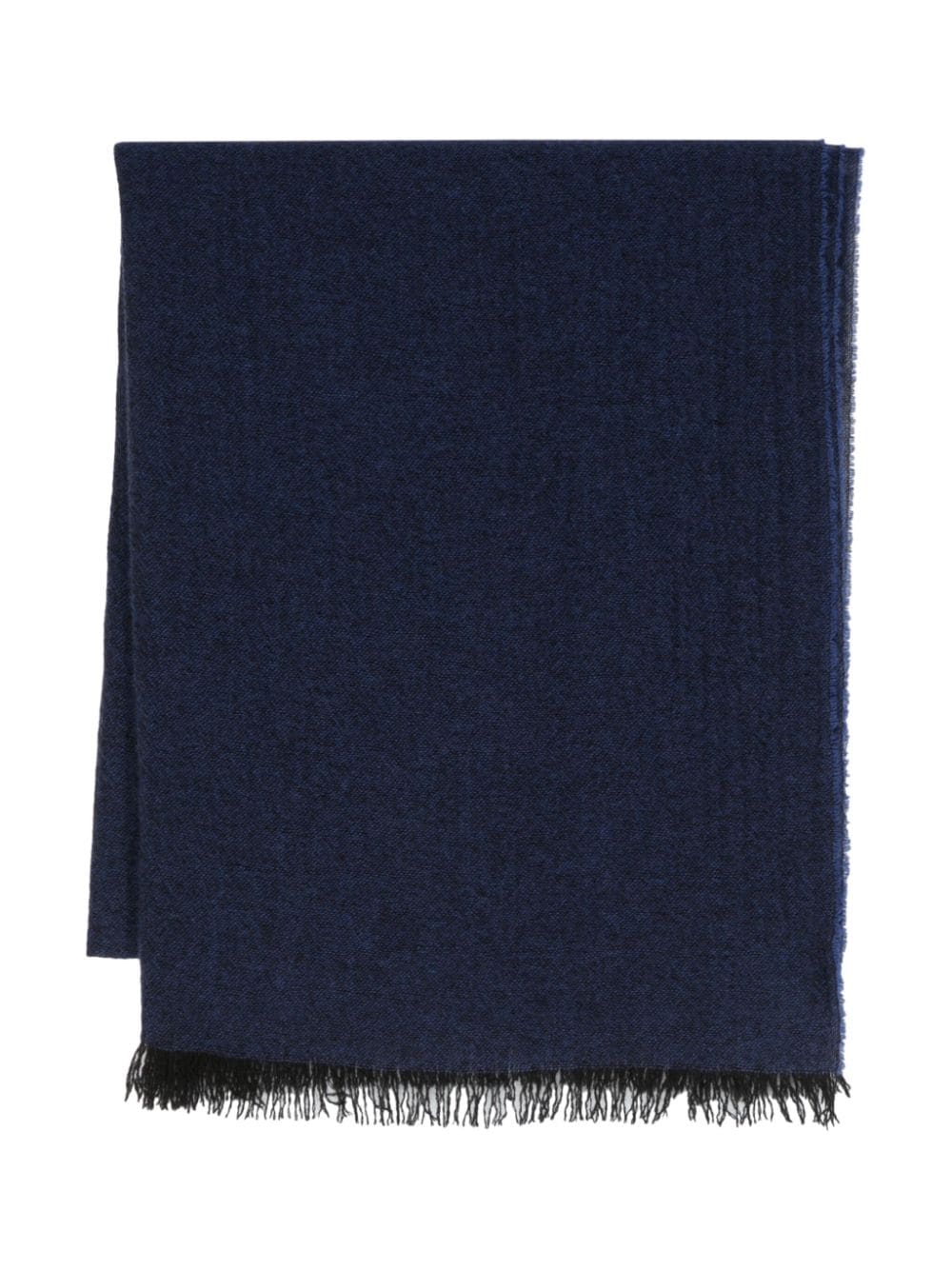 Lady Anne fringed-edge cashmere scarf - Blue von Lady Anne