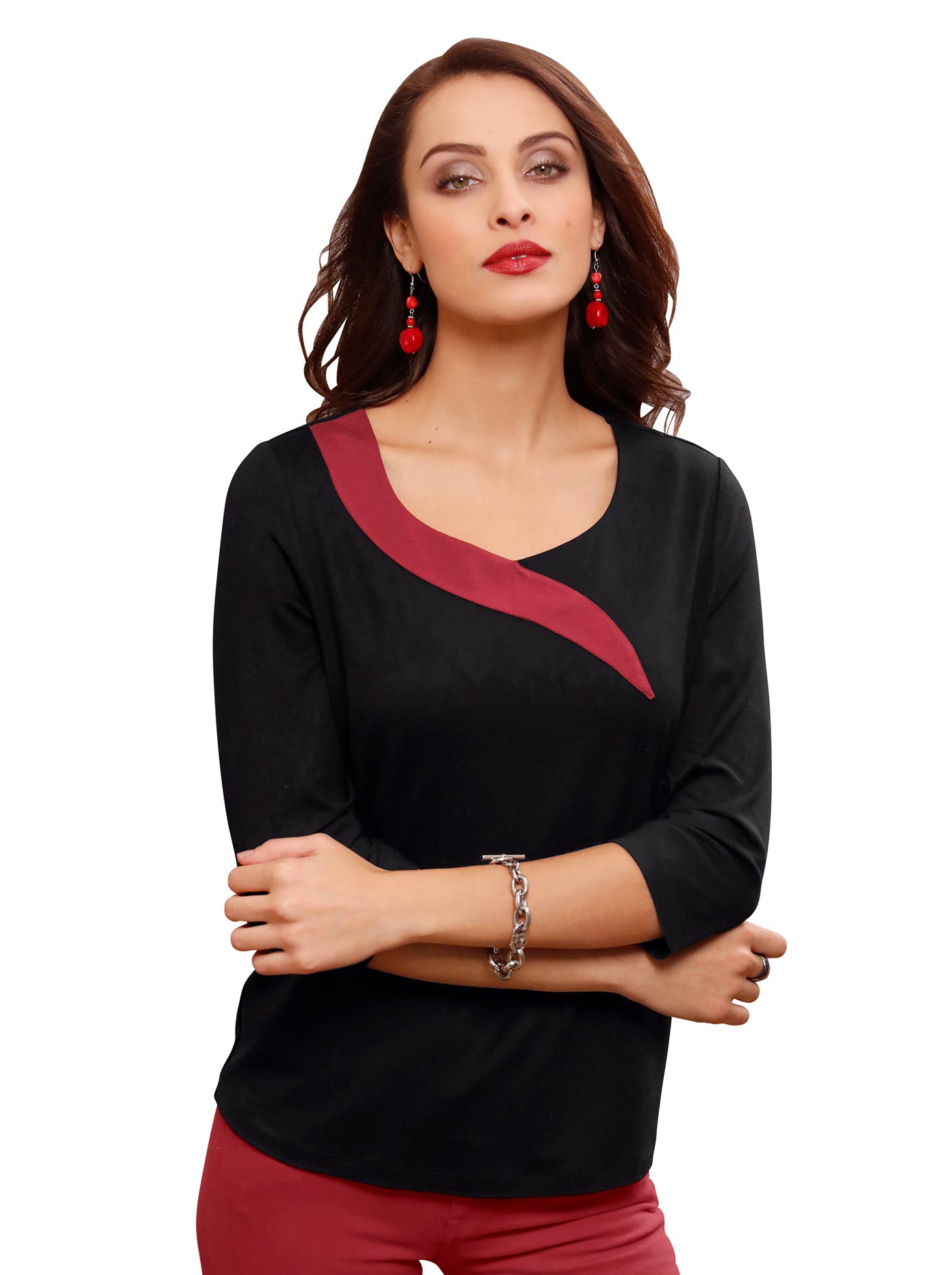 Lady 3/4-Arm-Shirt »Shirt«, (1 tlg.) von Lady