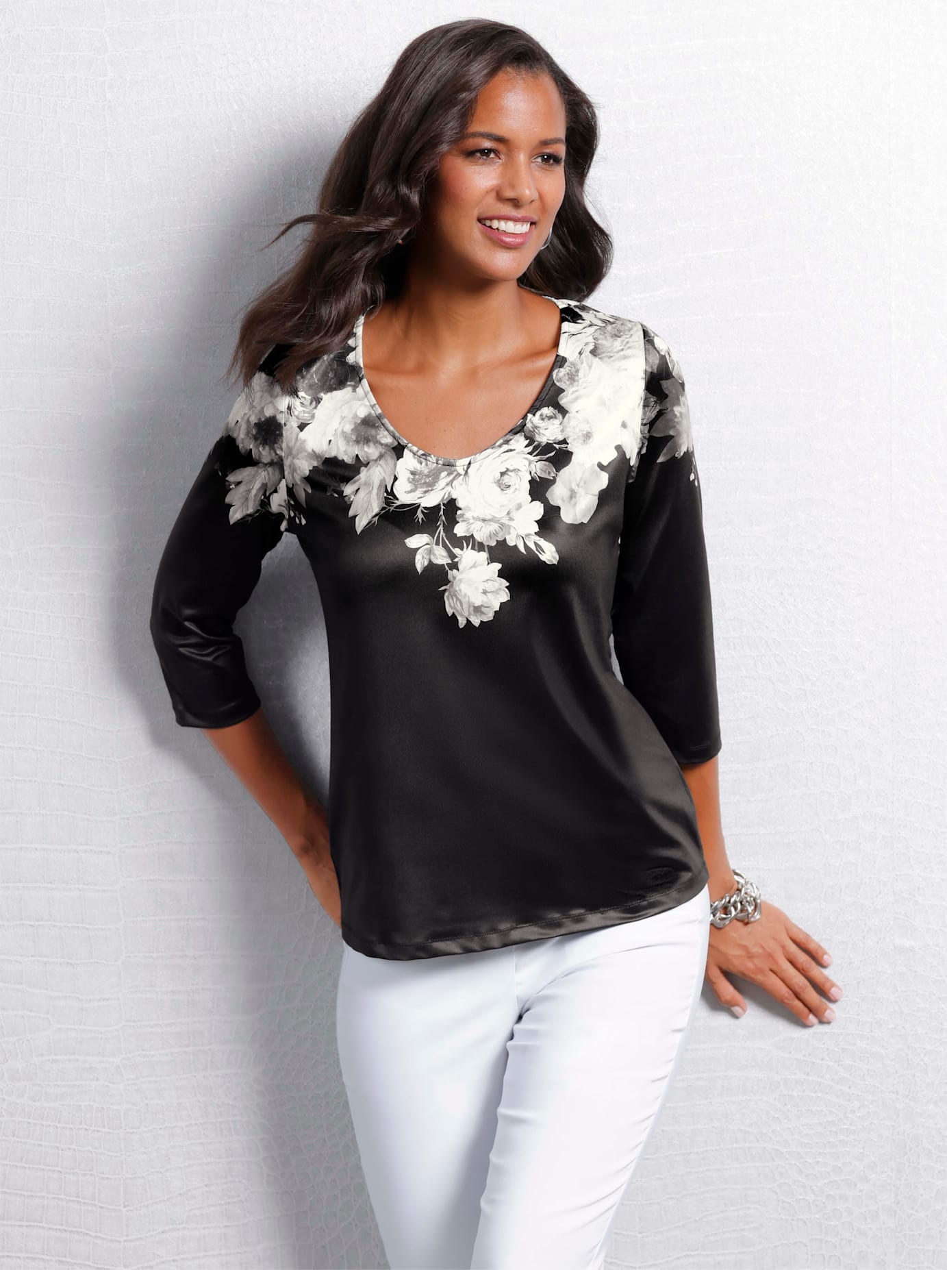 Lady 3/4-Arm-Shirt »Shirt«, (1 tlg.) von Lady