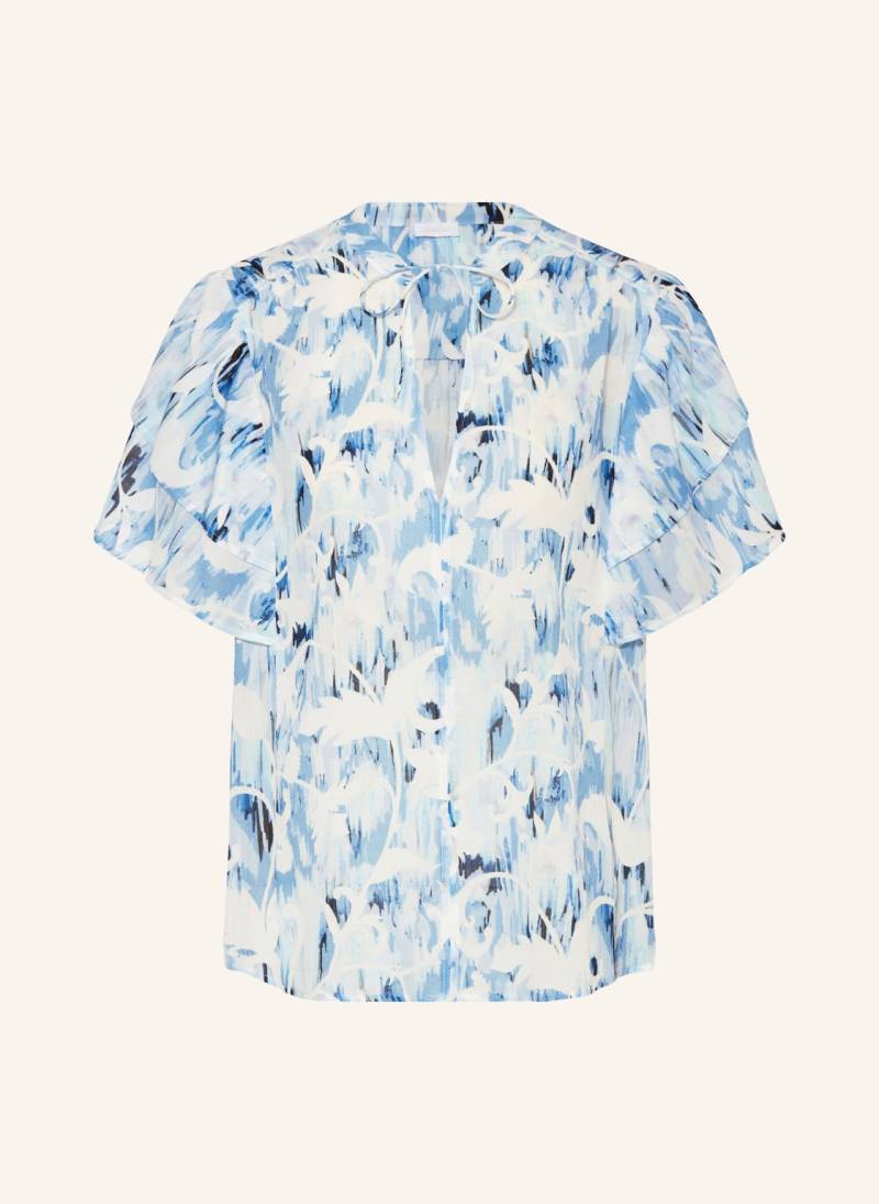 Lala Berlin Blusenshirt Tenyana Mit Volants blau von Lala Berlin