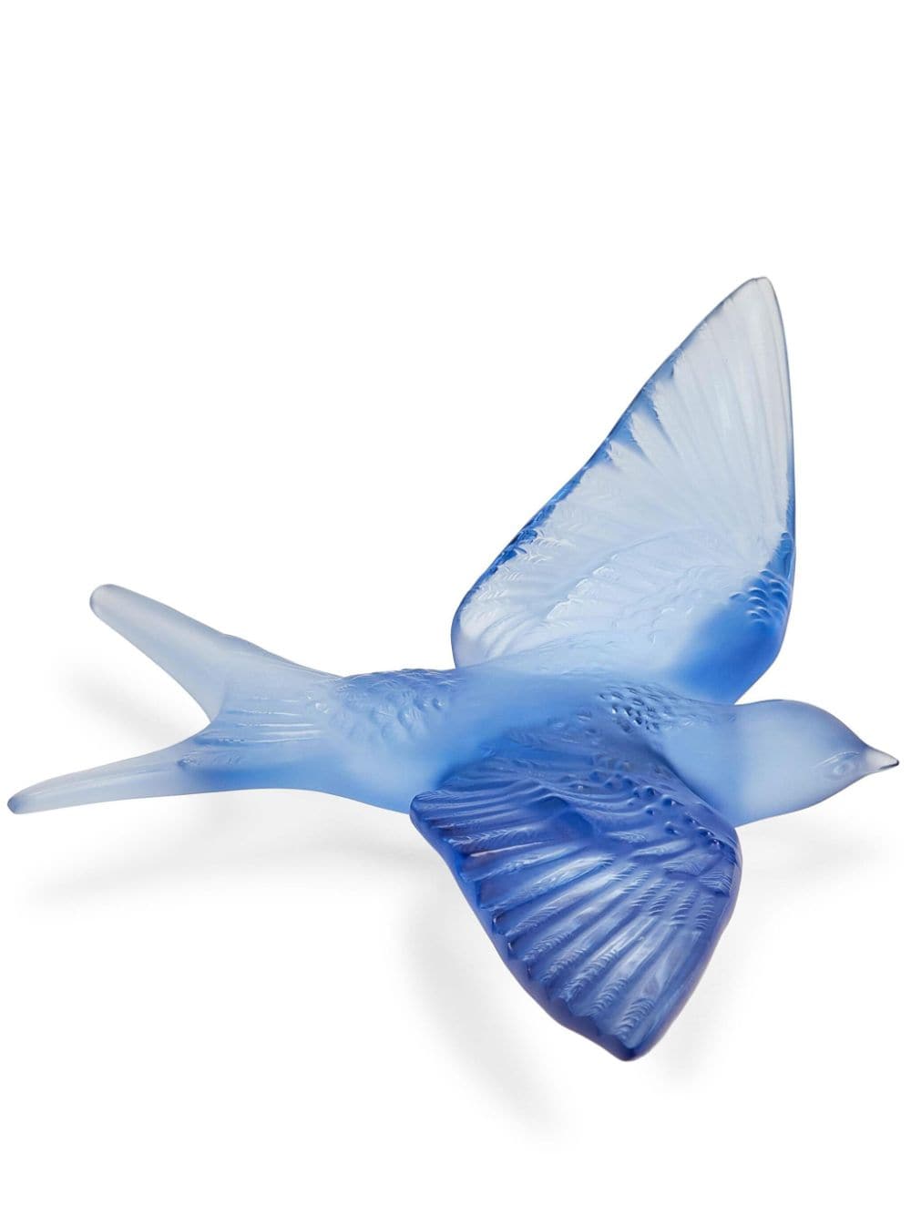 Lalique Swallow Wings crystal sculpture - Blue von Lalique