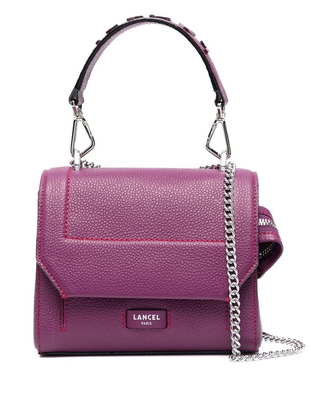 Lancel Ninon small flap bag - Purple von Lancel
