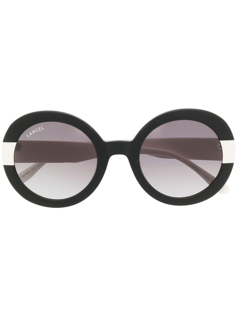 Lancel Rose round-frame sunglasses - Black
