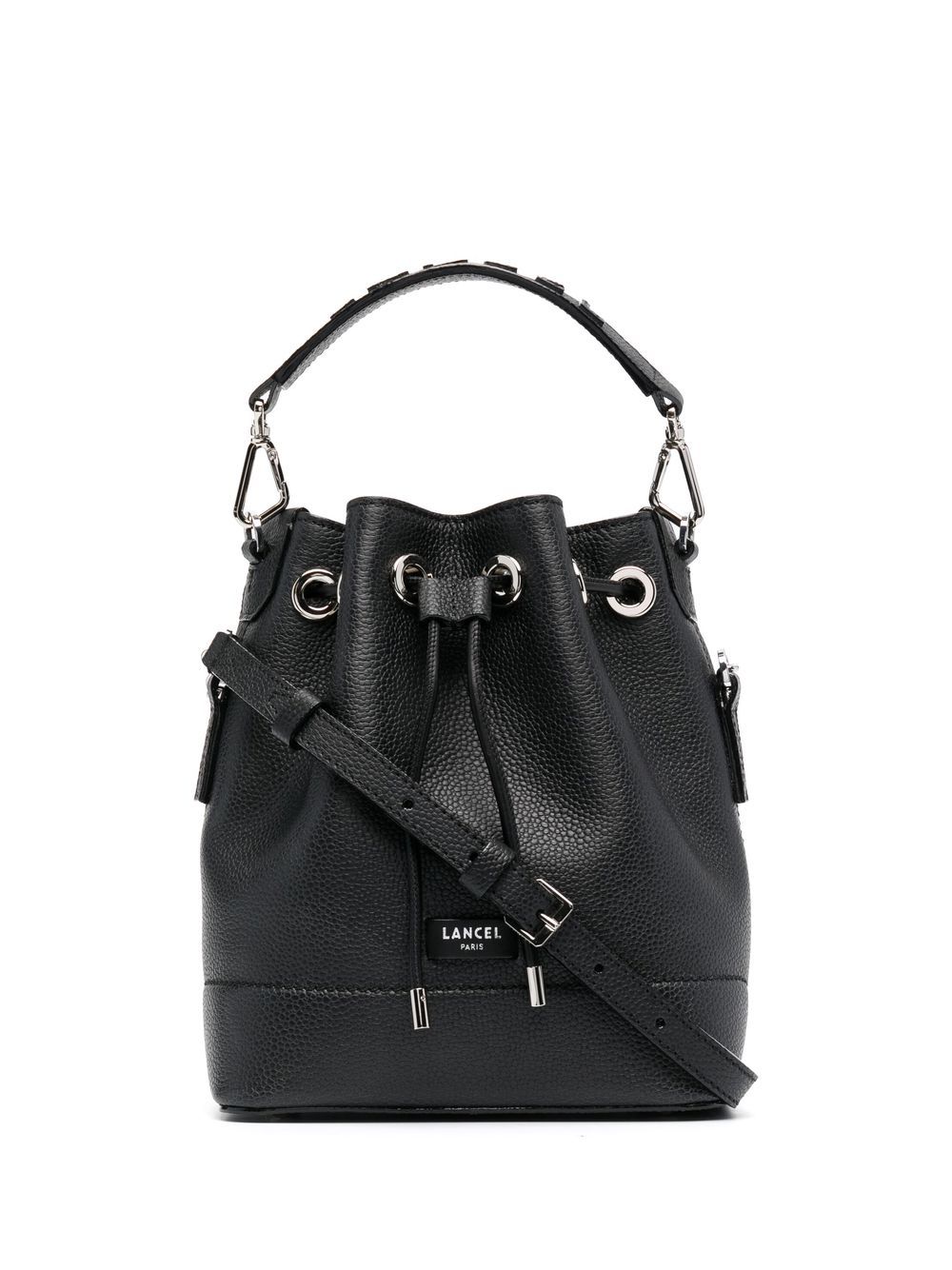 Lancel leather bucket bag - Black von Lancel