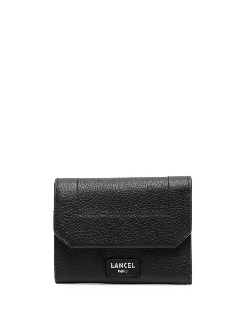 Lancel logo-patch leather wallet - Black von Lancel