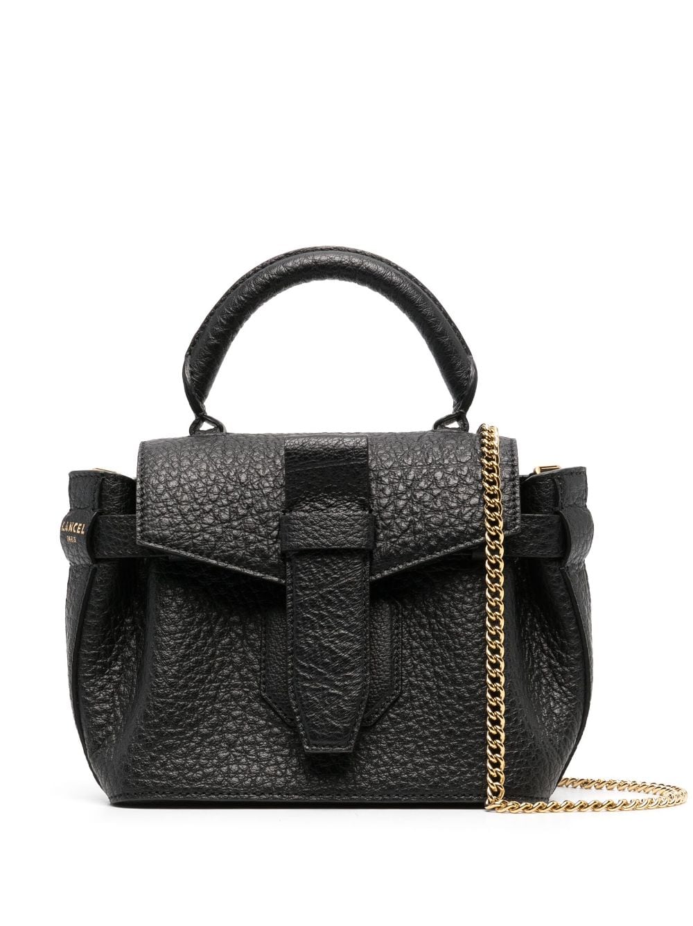 Lancel small Charlie leather bag - Black von Lancel