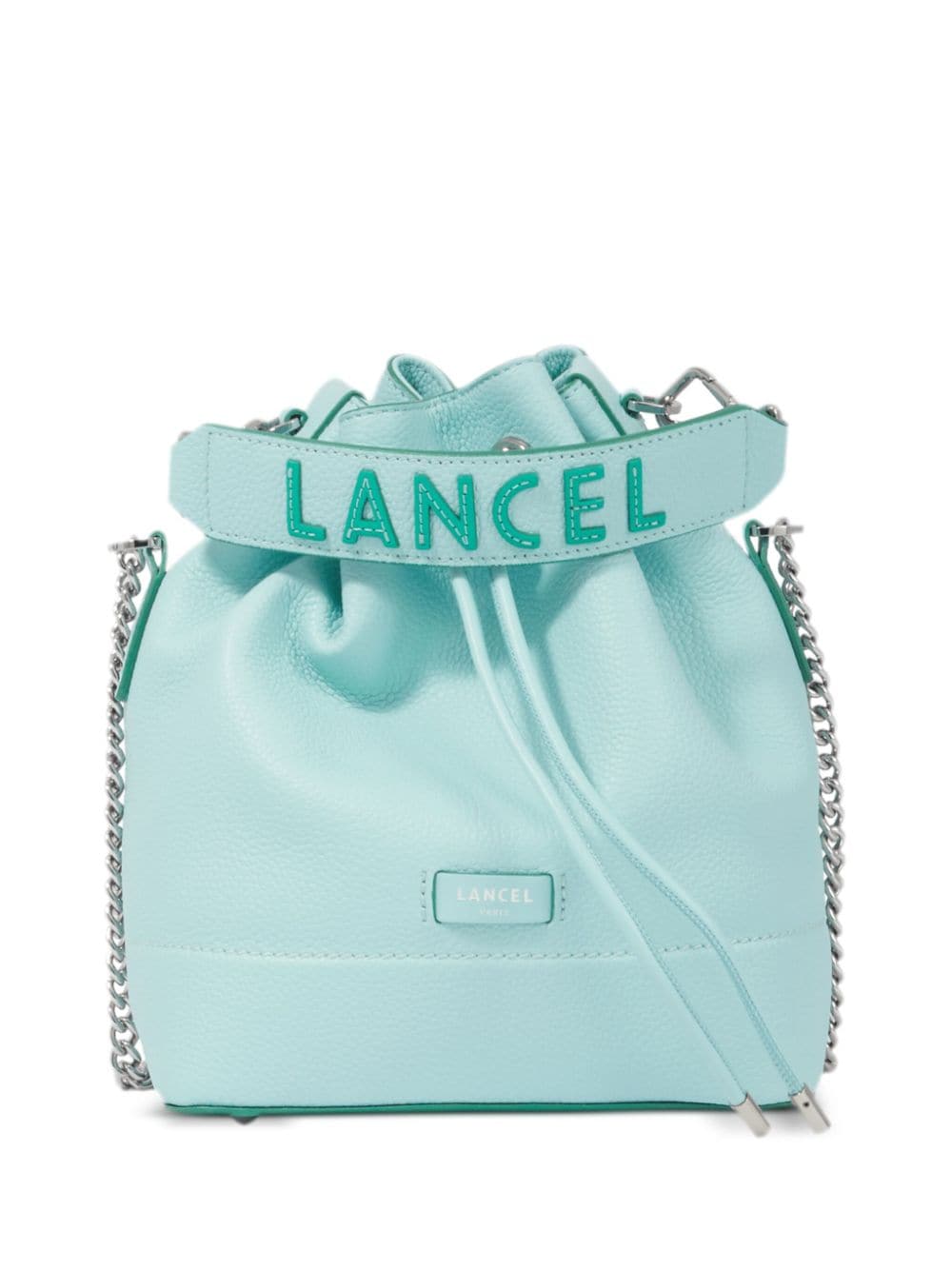 Lancel small Ninon leather bucket bag - Blue von Lancel