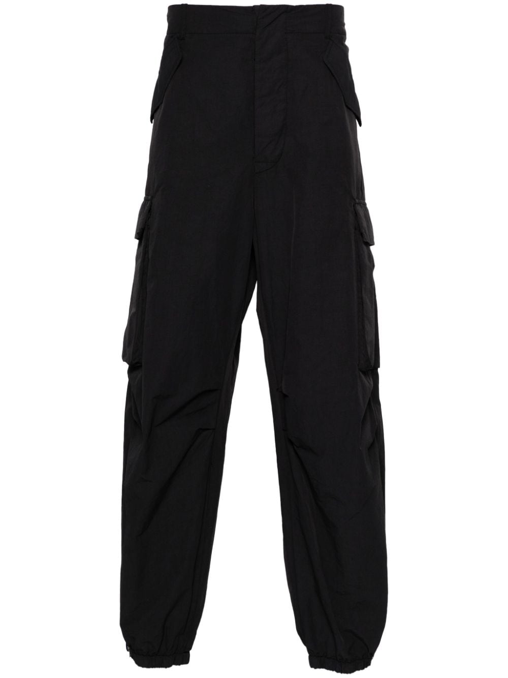 Laneus cotton cargo trousers - Black von Laneus