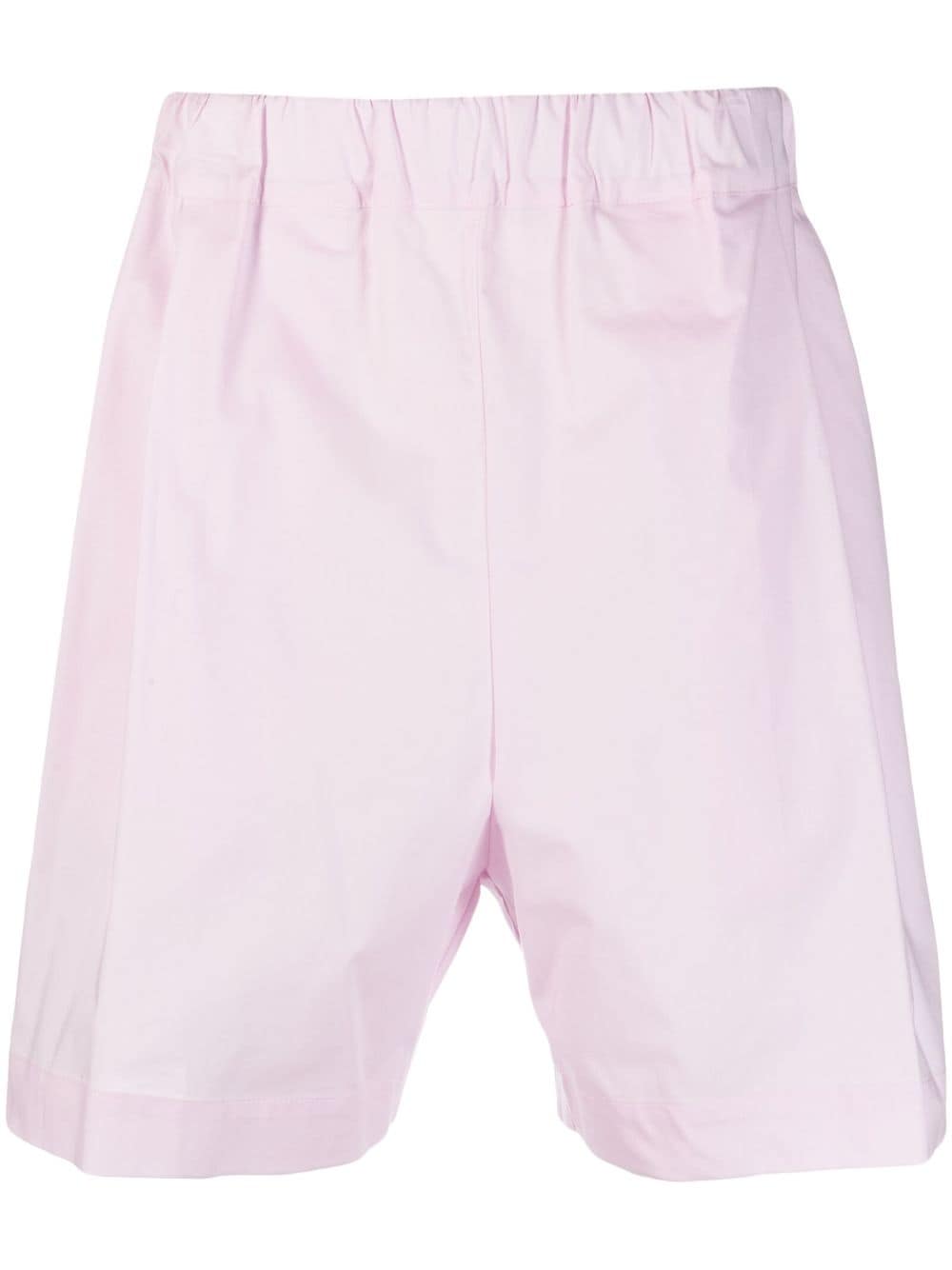 Laneus logo-embroidered cotton shorts - Pink von Laneus