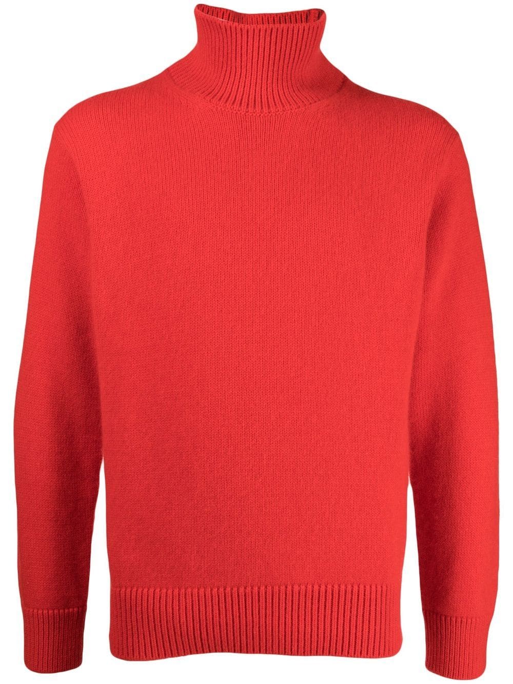 Laneus roll-neck knitted jumper - Red von Laneus