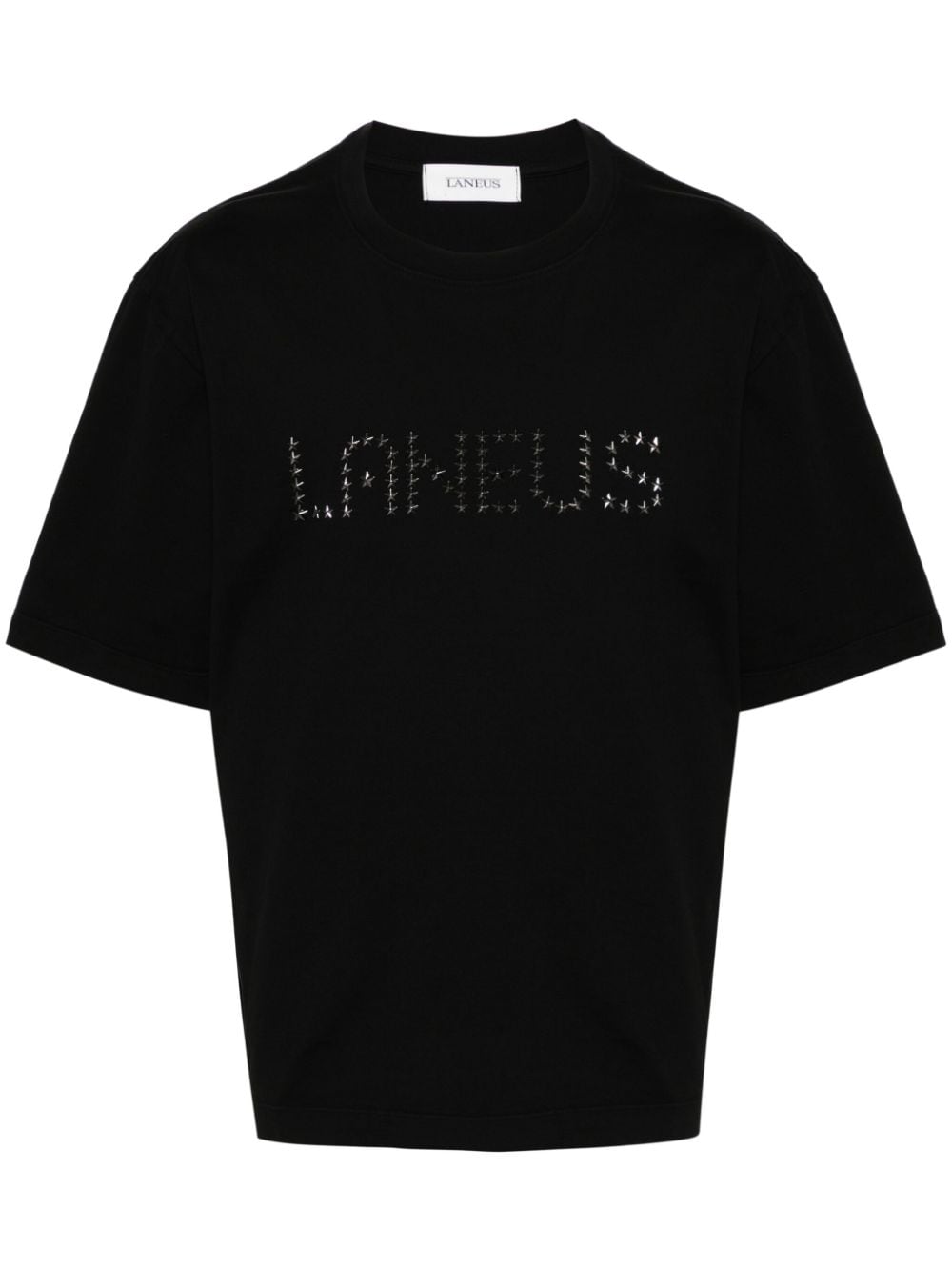 Laneus star studded-logo T-shirt - Blue von Laneus