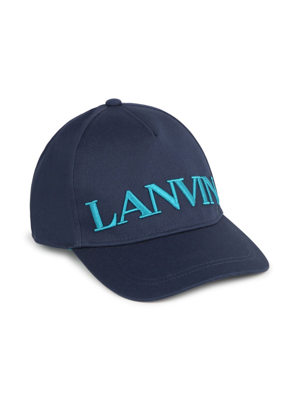 Lanvin Enfant logo-embroidered baseball cap - Blue von Lanvin Enfant