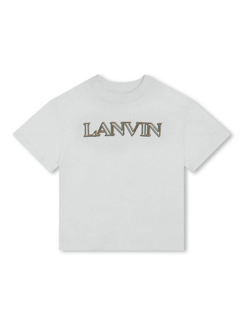 Lanvin Enfant logo-print cotton T-shirt - Green von Lanvin Enfant