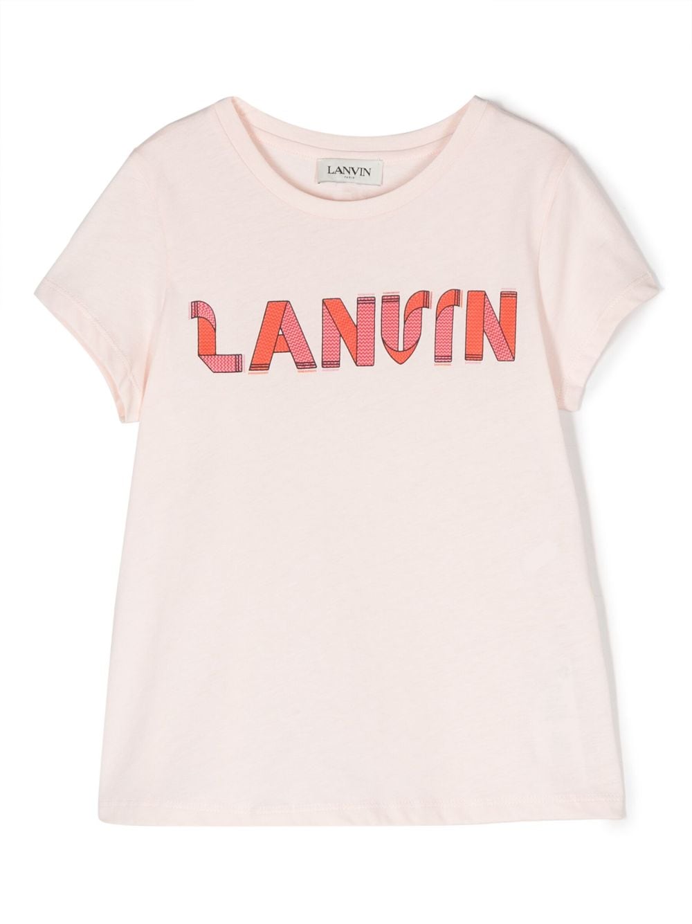 Lanvin Enfant logo-print organic cotton T-shirt - Pink von Lanvin Enfant