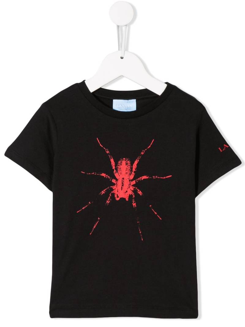 Lanvin Enfant spider print T-shirt - Black von Lanvin Enfant