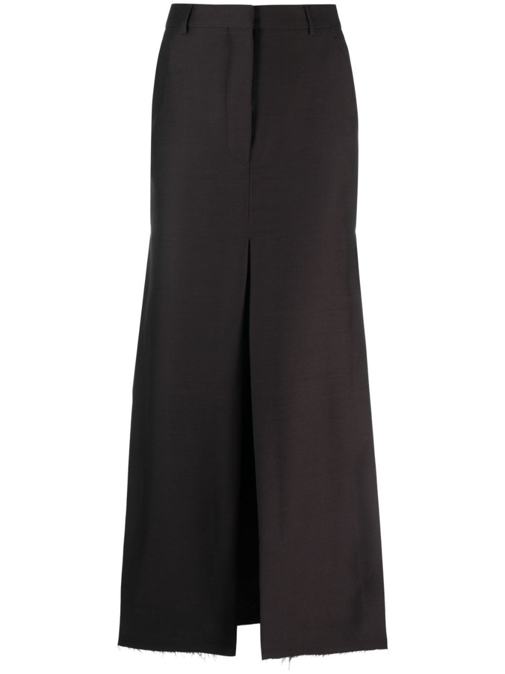 Lanvin A-line slit maxi skirt - Black von Lanvin