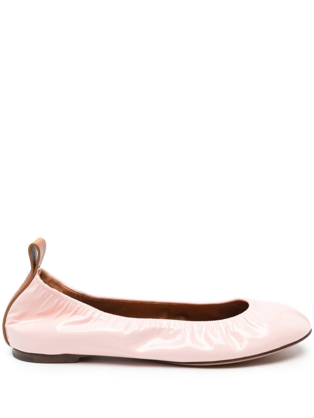 Lanvin Ballerina patent-leather shoes - Pink von Lanvin