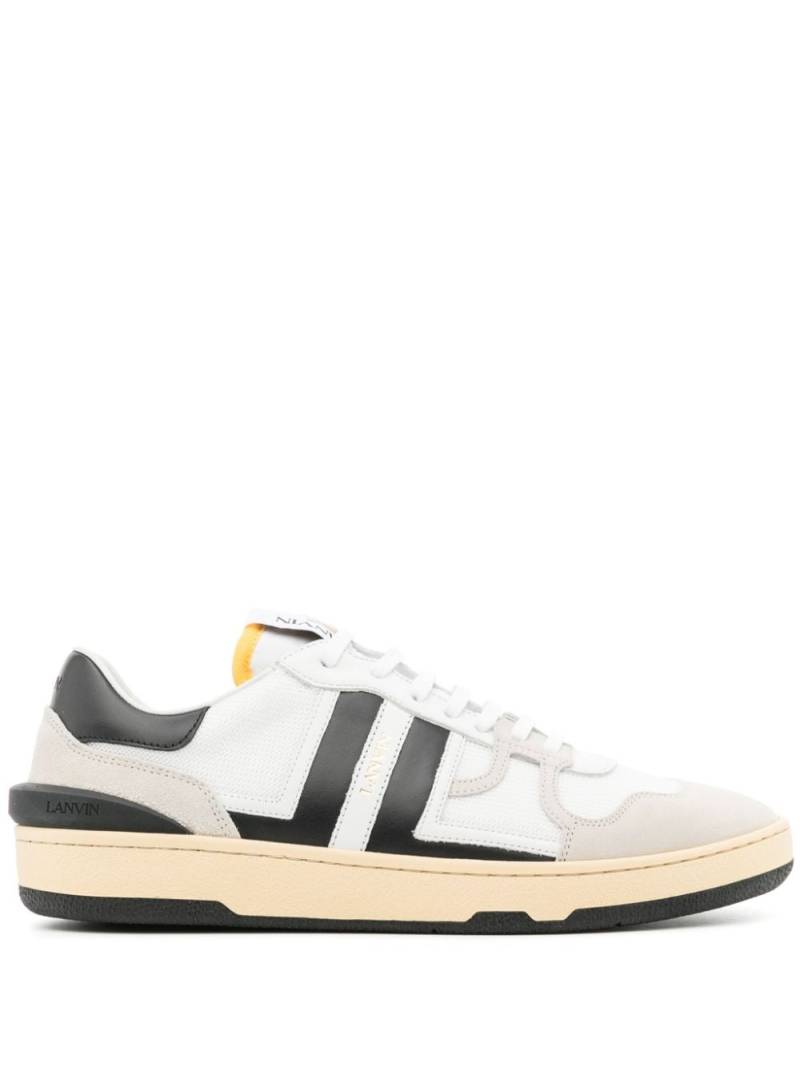 Lanvin Clay leather sneakers - White von Lanvin