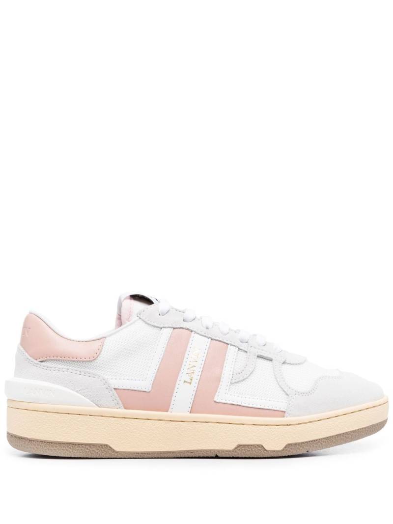 Lanvin Clay panelled low-top sneakers - White von Lanvin