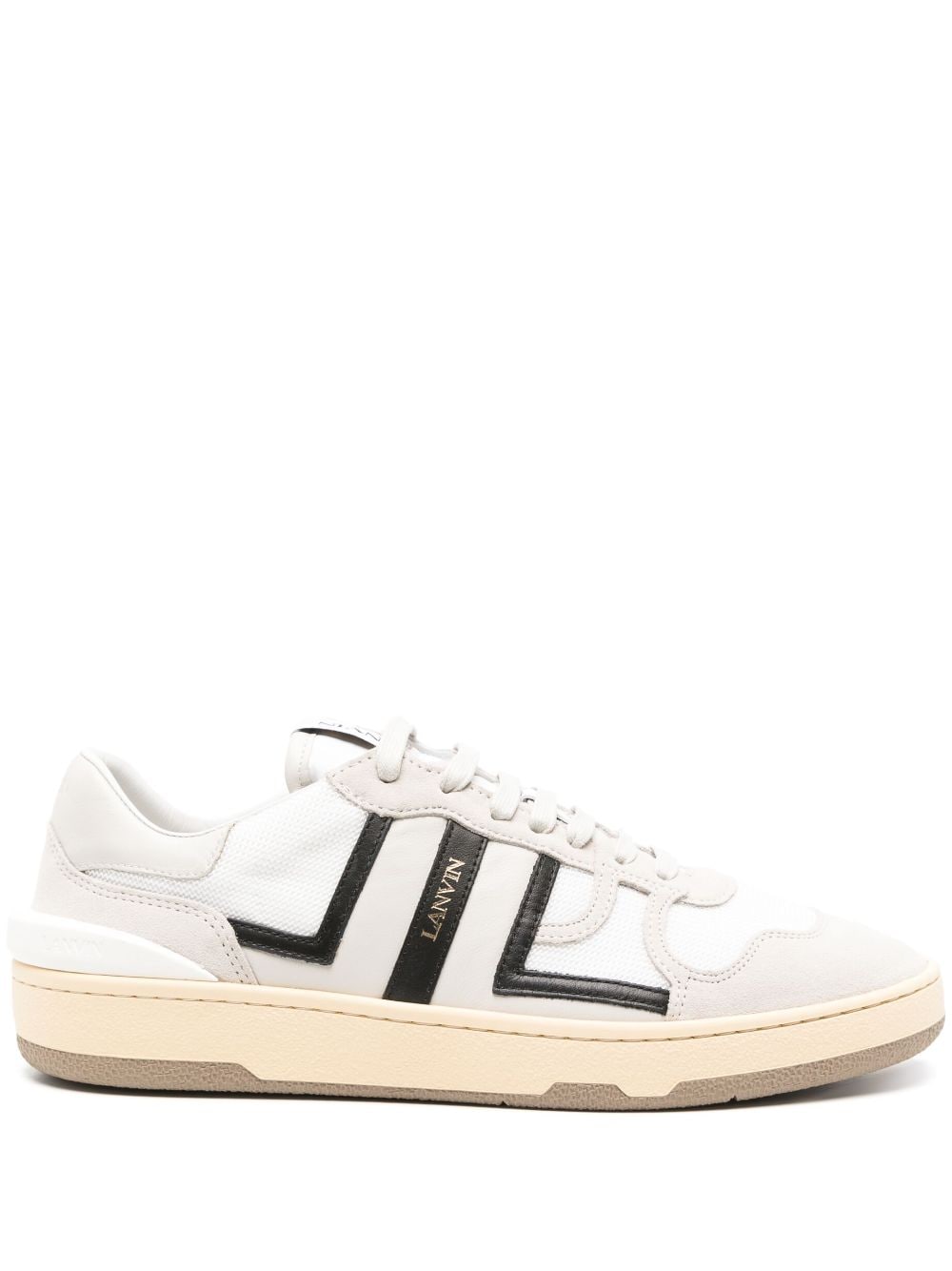 Lanvin Clay panelled sneakers - White von Lanvin