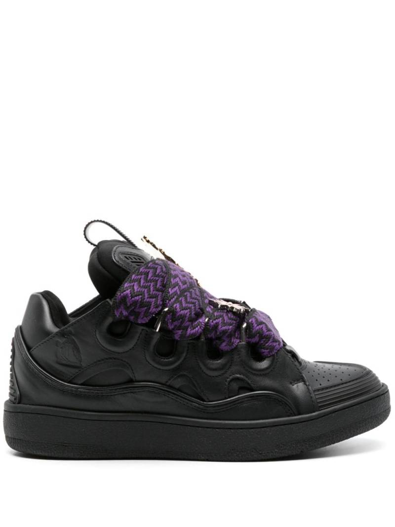 Lanvin x Future Curb leather sneakers - Black von Lanvin