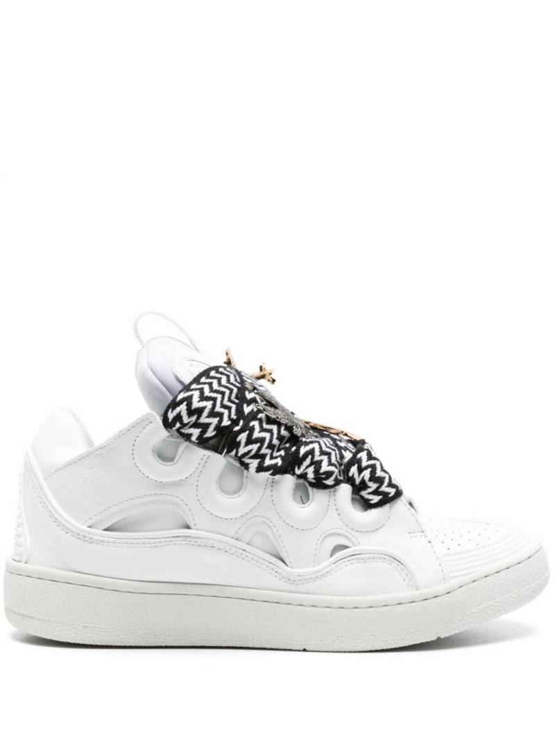 Lanvin x Future Curb leather sneakers - White von Lanvin