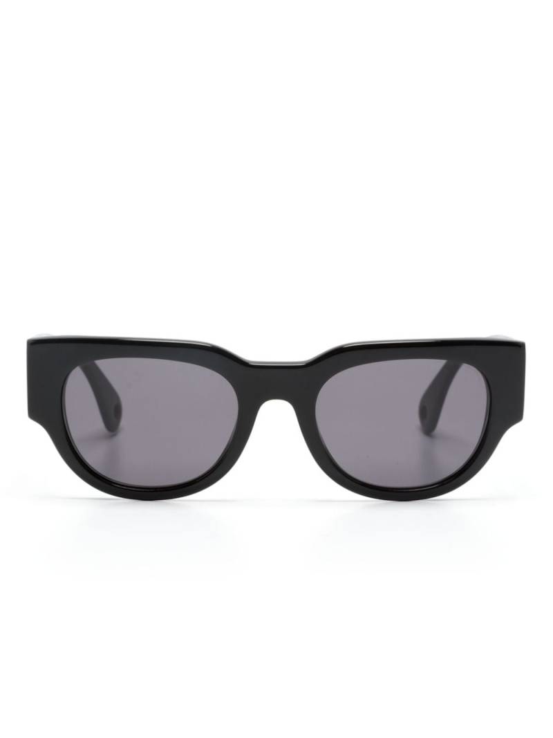 Lanvin LNV670S geometric-frame sunglasses - Black von Lanvin