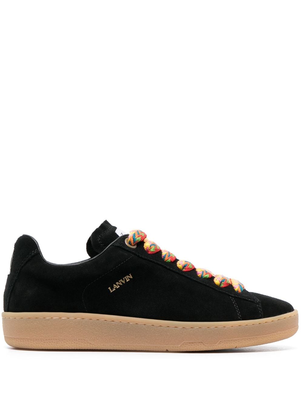 Lanvin Lite Curb suede sneakers - Black von Lanvin