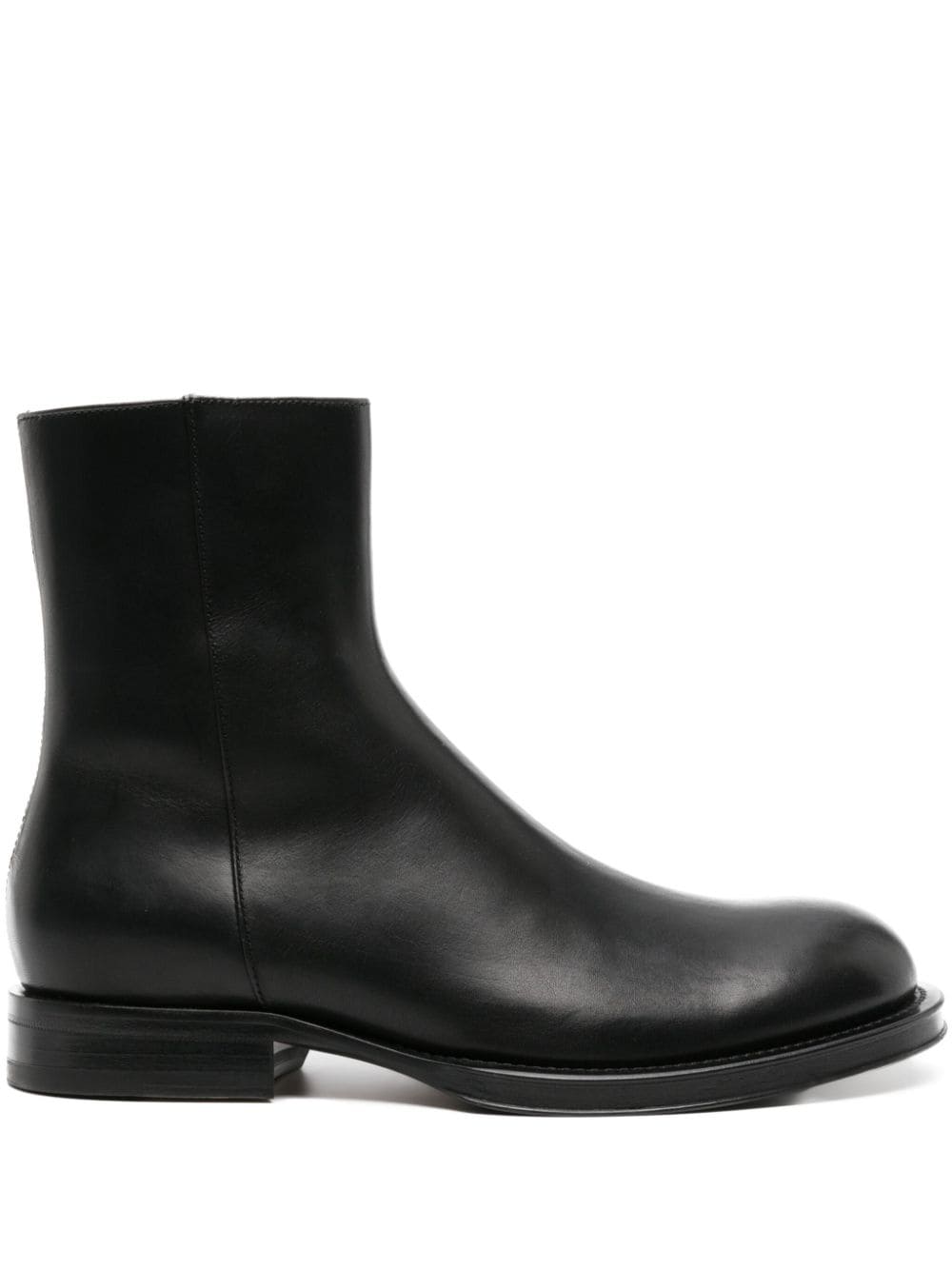 Lanvin Medley leather ankle boots - Black von Lanvin