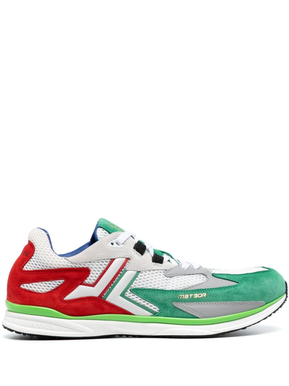Lanvin Meteor Runner colour-block sneakers - Green von Lanvin