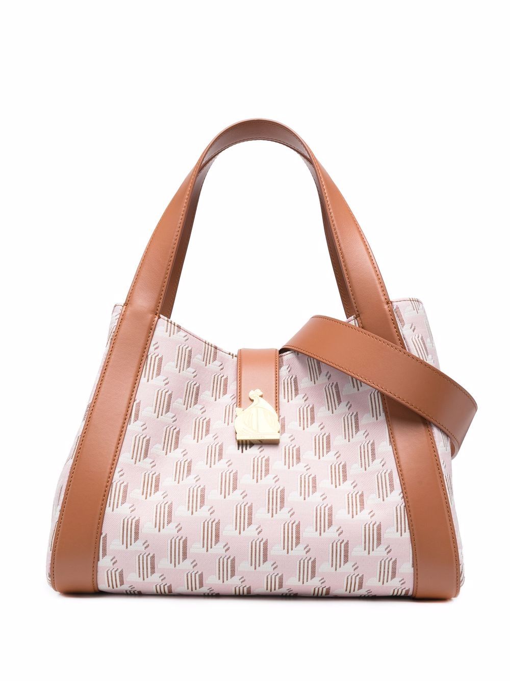 Lanvin Mother and Child graphic-print tote bag - Pink von Lanvin