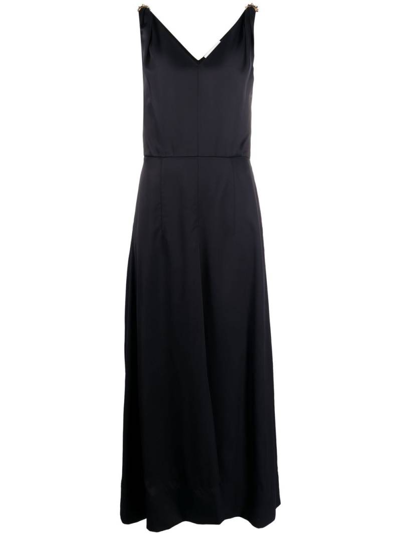 Lanvin V-neck sleeveless dress - Black von Lanvin