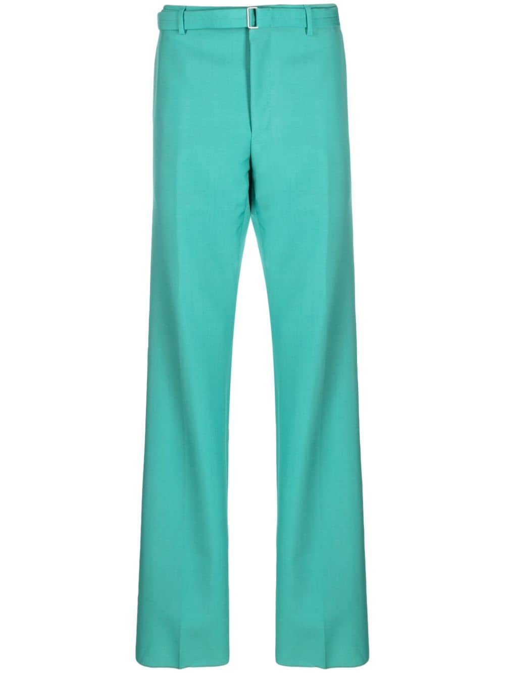 Lanvin belted straight-leg trousers - Green von Lanvin