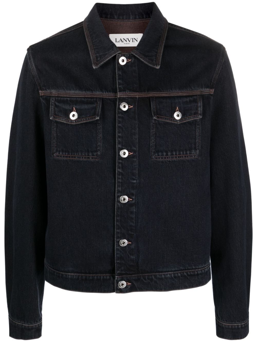 Lanvin button-fastening denim jacket - Blue von Lanvin