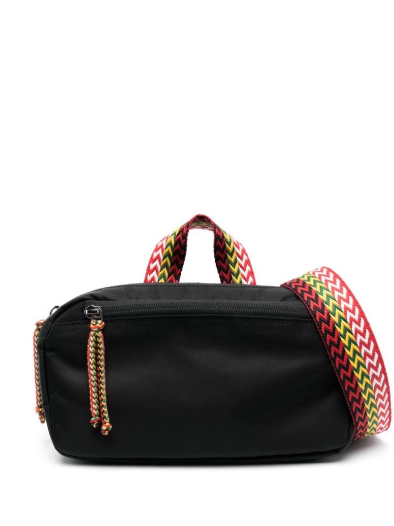 Lanvin chevron woven pattern belt bag - Black von Lanvin