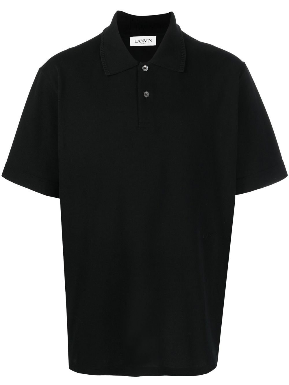 Lanvin cotton polo shirt - Black von Lanvin