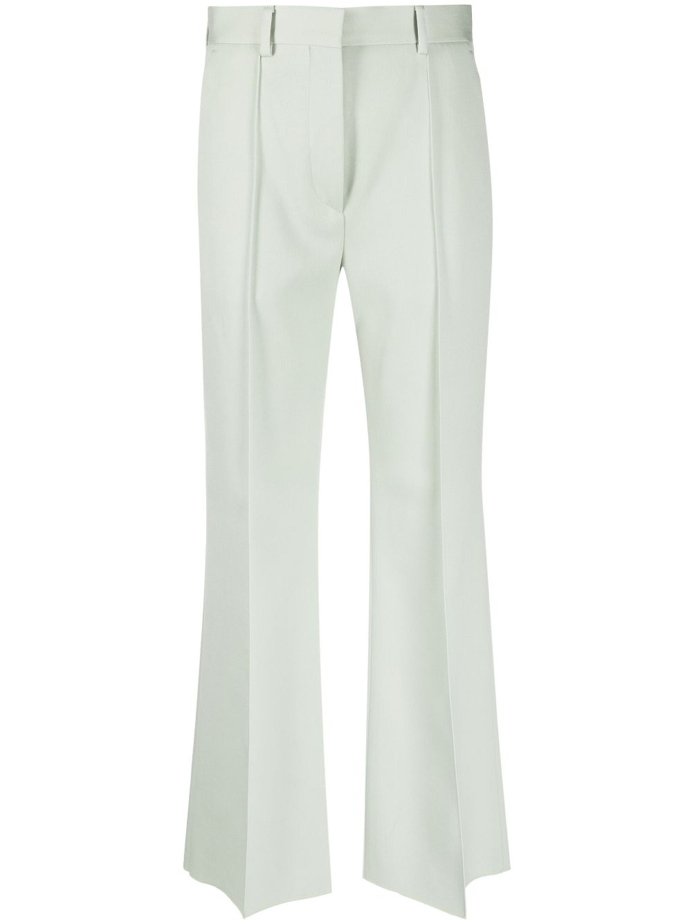 Lanvin cropped flared trousers - Green von Lanvin