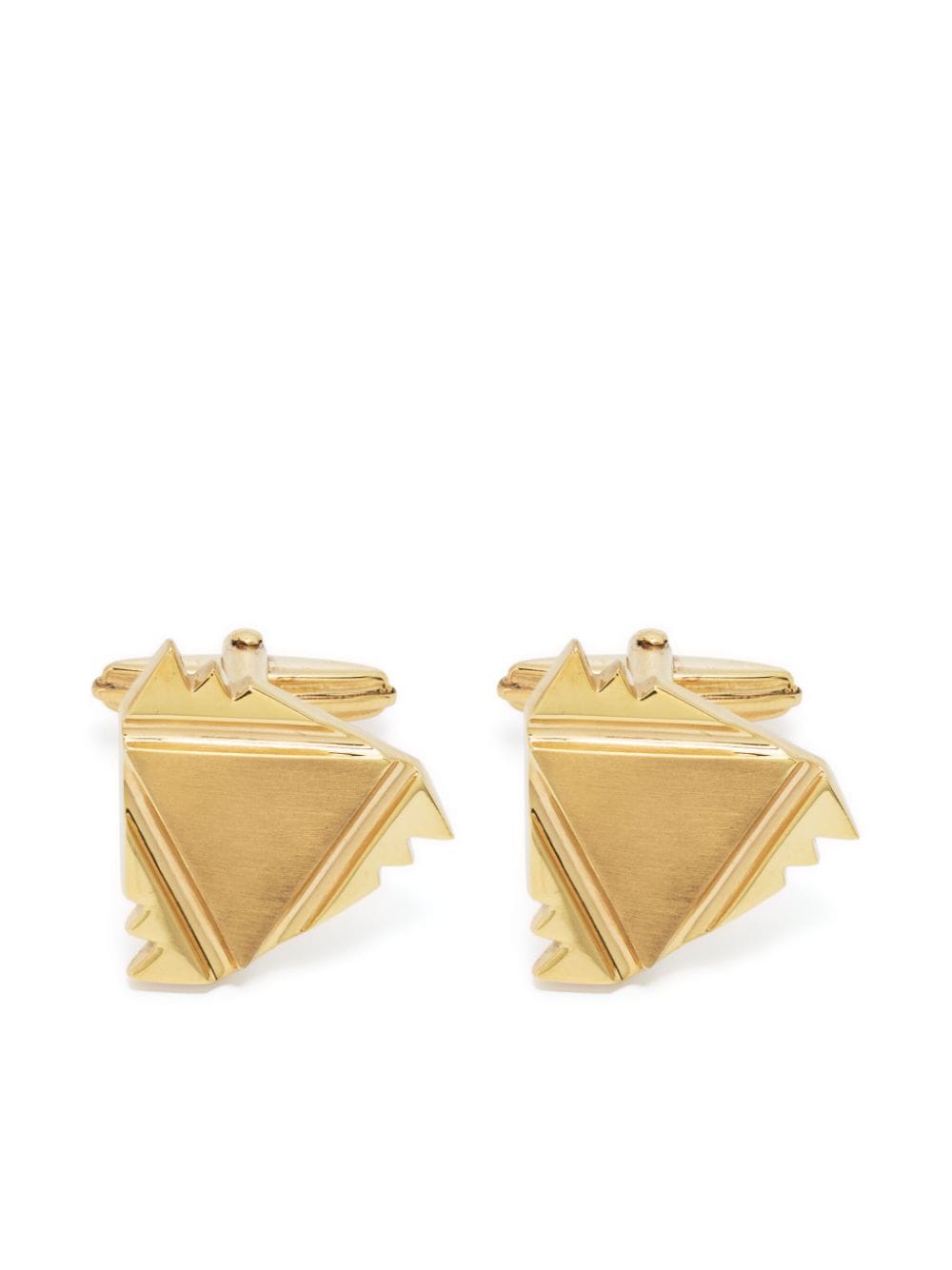 Lanvin cut-out triangle cufflinks - Gold von Lanvin