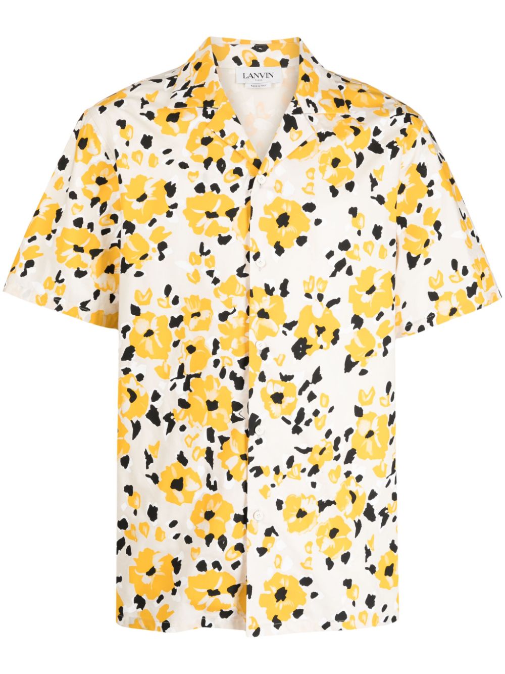 Lanvin floral-print cotton shirt - Yellow von Lanvin