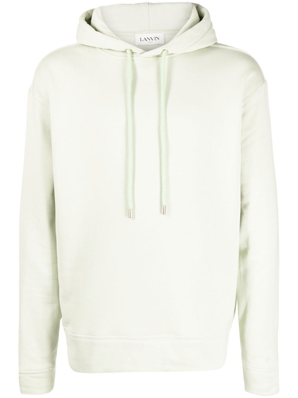 Lanvin graphic-print cotton hoodie - Green von Lanvin