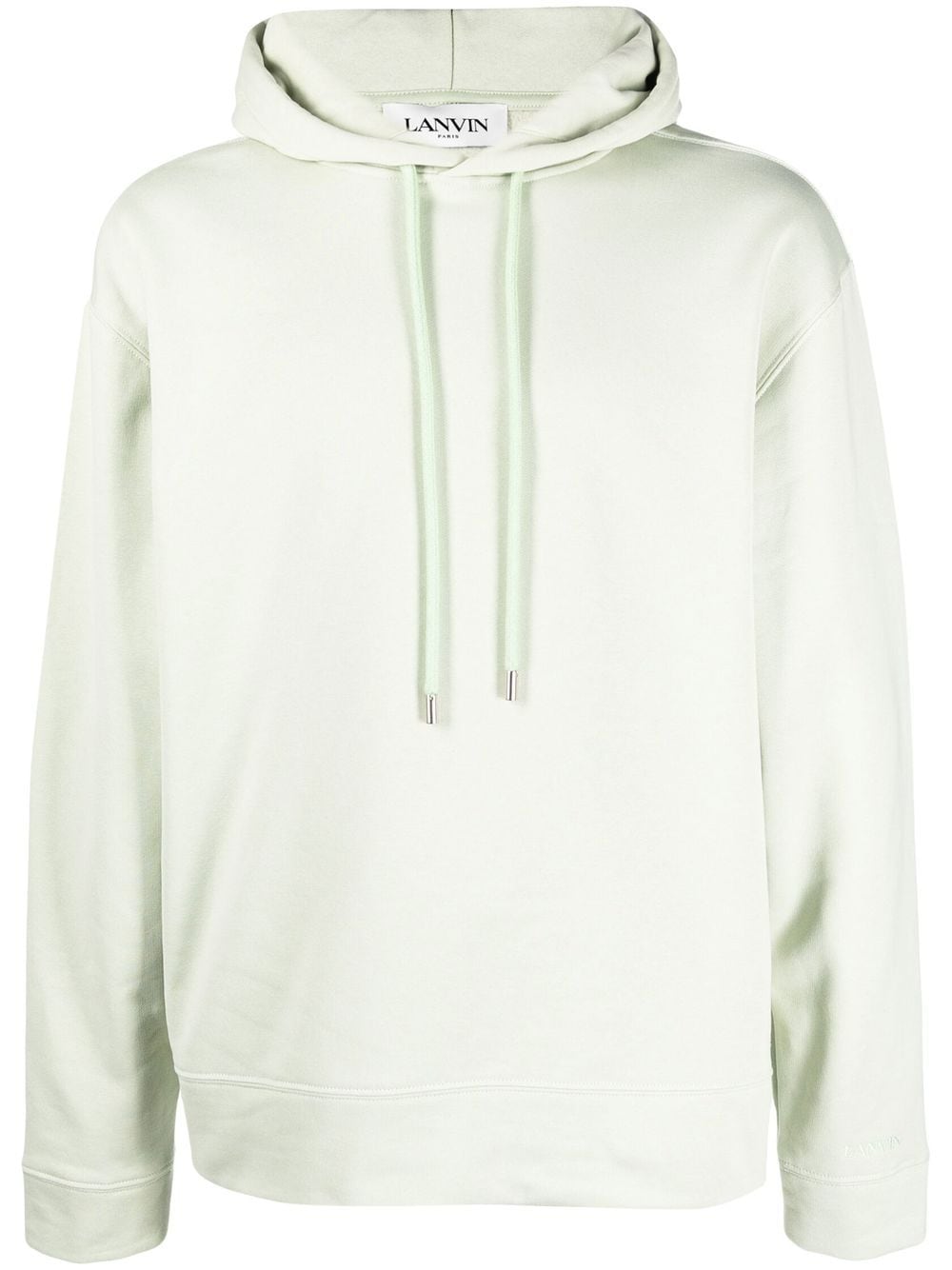 Lanvin graphic-print cotton hoodie - Green von Lanvin