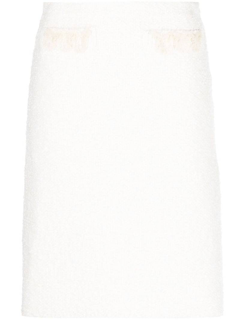 Lanvin high-waisted straight skirt - White von Lanvin