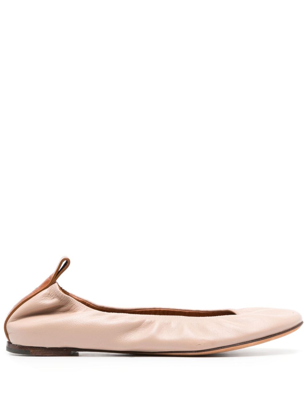 Lanvin leather ballerina shoes - Pink von Lanvin