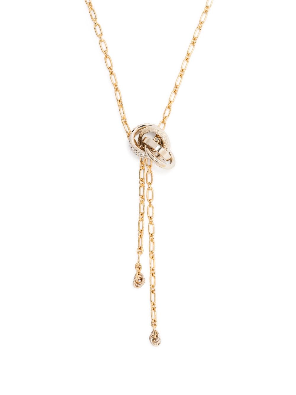 Lanvin link pendant chain necklace - Gold von Lanvin