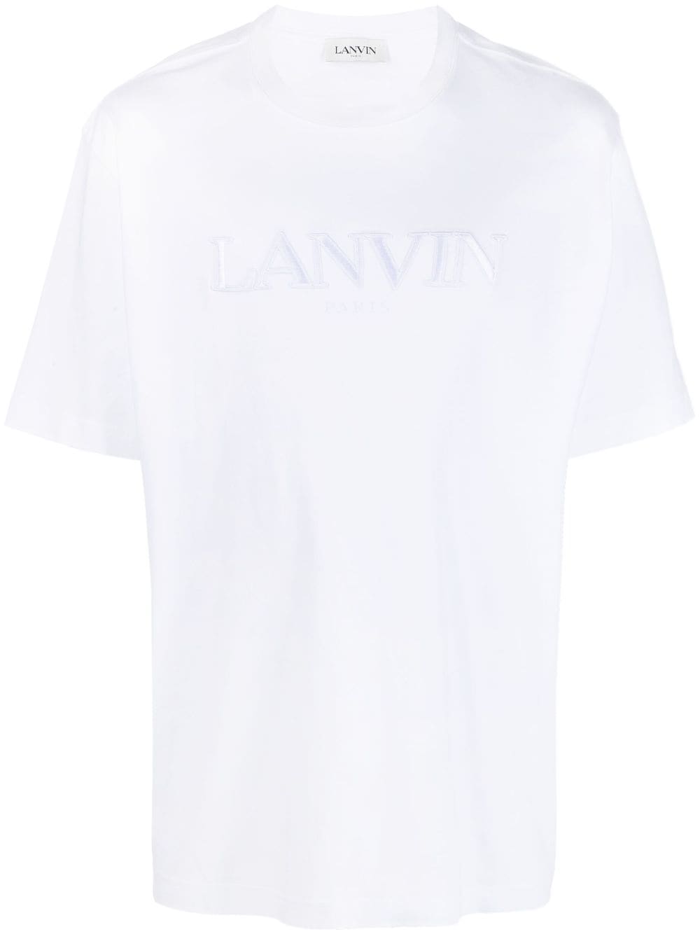 Lanvin logo-appliqué cotton T-shirt - White von Lanvin
