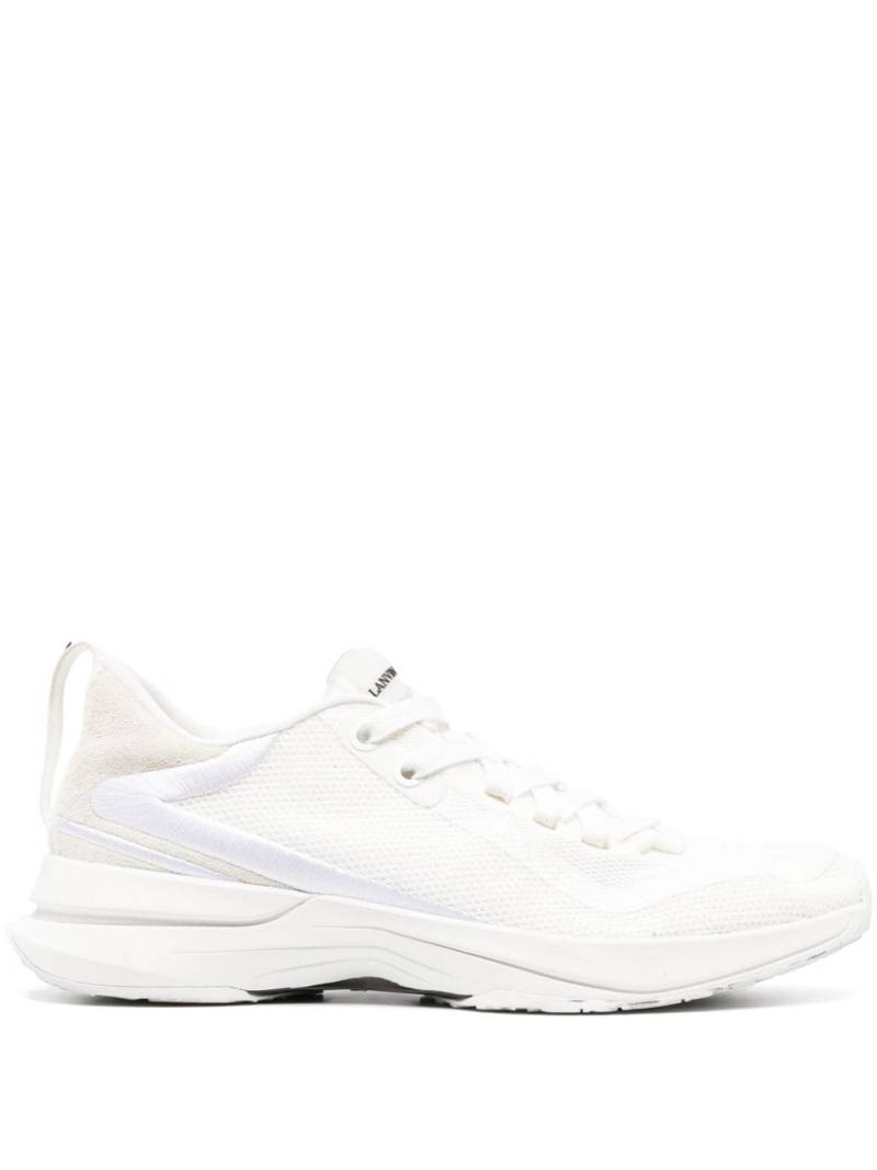 Lanvin logo-detail mesh sneakers - White von Lanvin