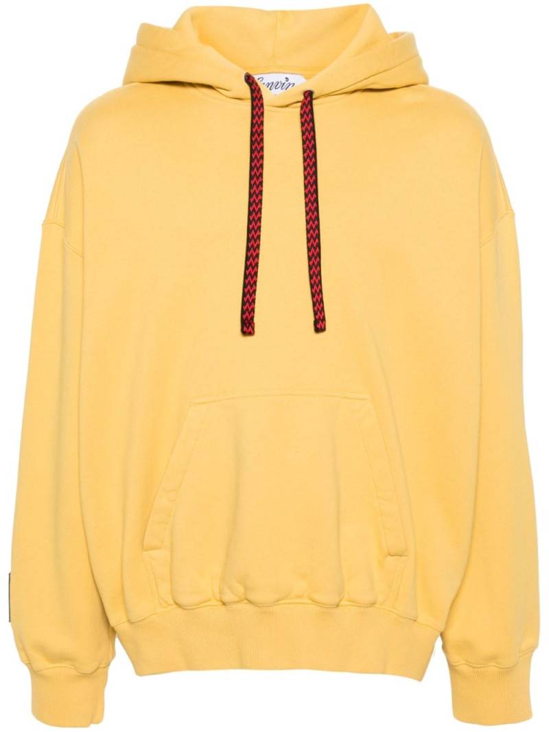 Lanvin x Future logo-embroidered cotton hoodie - Yellow von Lanvin