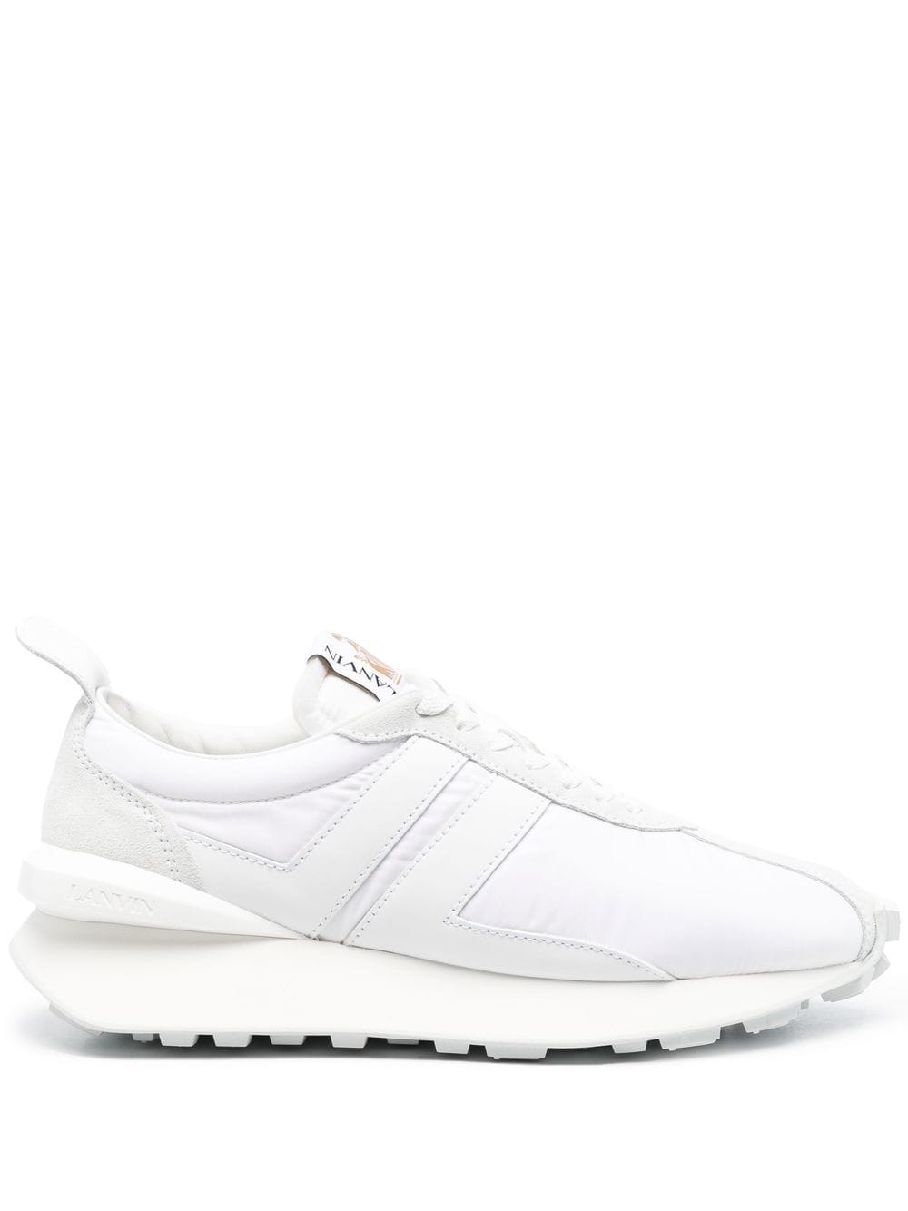 Lanvin logo-patch low-top sneakers - White von Lanvin