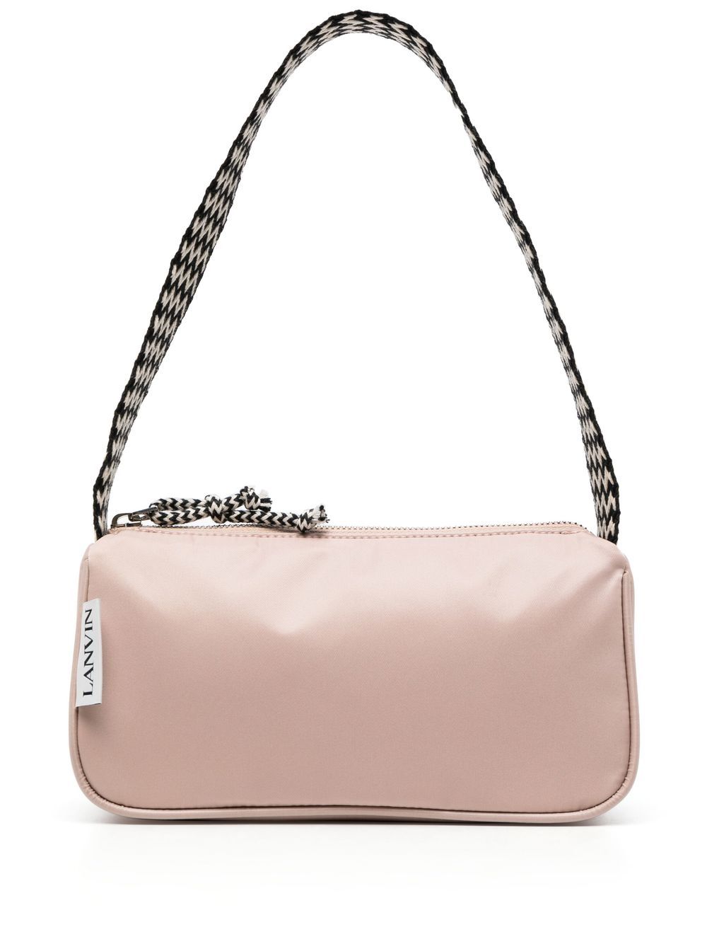 Lanvin logo-patch shoulder bag - Pink von Lanvin